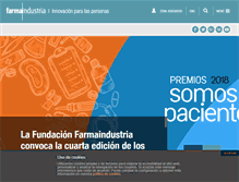 Tablet Screenshot of farmaindustria.es